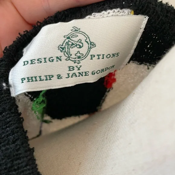 Vintage Grandma Checkerboard Colorful Sweater - Picture 5 of 15